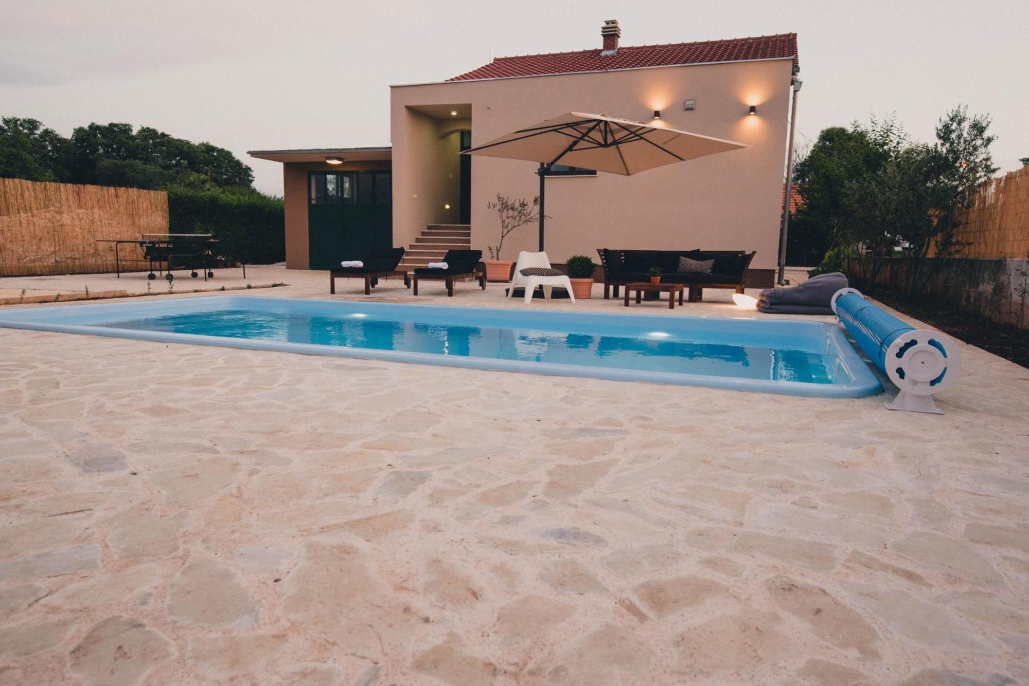 Cozy Country Home With Heated Outdoor Pool Šibenik Eksteriør billede